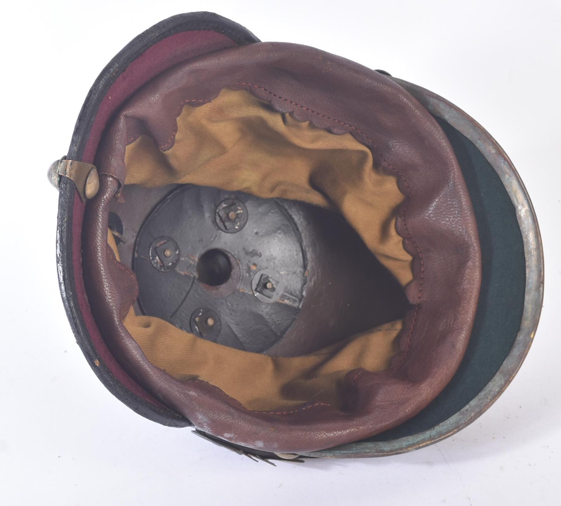 WWI FIRST WORLD WAR IMPERIAL GERMAN SAXON REGIMENT PICKELHAUBE - Image 6 of 6