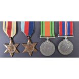 WWII SECOND WORLD WAR MEDAL GROUP - INC AFRICA STAR