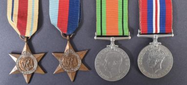 WWII SECOND WORLD WAR MEDAL GROUP - INC AFRICA STAR