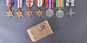 SECOND WORLD WAR MEDAL GROUP INCLUDING MILITARY CROSS