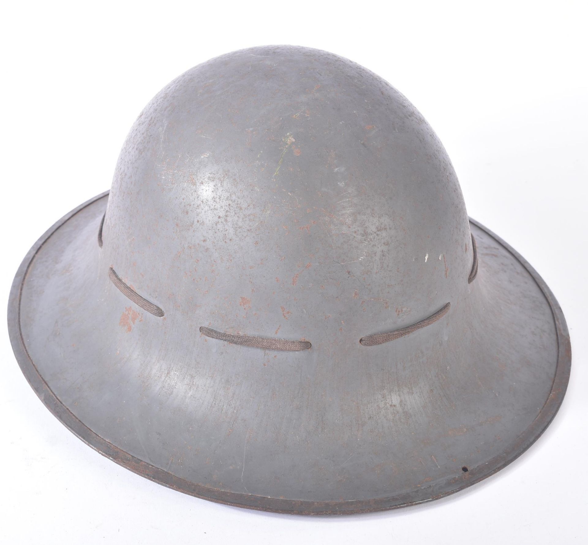 WWII SECOND WORLD WAR BRITISH HOME FRONT S.F.P ZUCKERMAN HELMET - Image 3 of 5