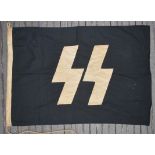 WWII SECOND WORLD WAR GERMAN SS FLAG