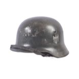 WWII SECOND WORLD WAR GERMAN THIRD REICH M35 HELMET