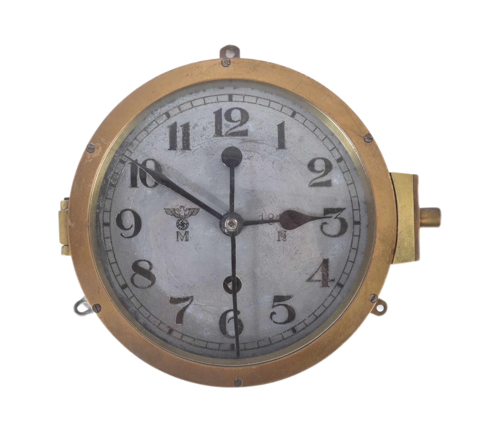 WWII SECOND WORLD WAR GERMAN KRIEGSMARINE U-BOAT CLOCK