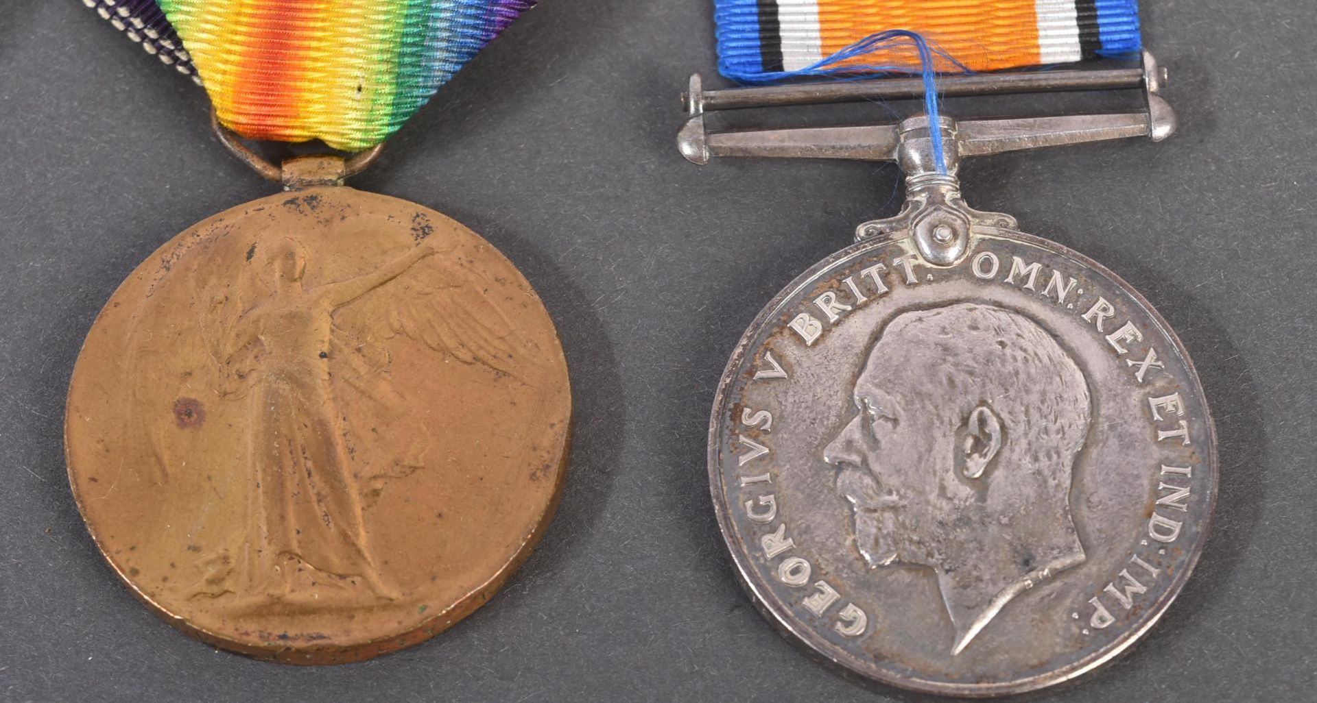 COLLECTION OF UNRELATED FIRST WORLD WAR CAMPAIGN MEDALS - Bild 4 aus 7