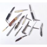 KNIVES - COLLECTION OF ASSORTED VINTAGE POCKET KNIVES