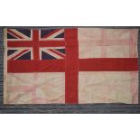 WWII SECOND WORLD WAR BRITISH NAVAL ENSIGN FLAG