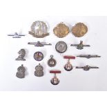 COLLECTION OF ASSORTED BRITISH MILITARY PIN BADGES