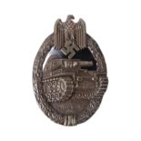 WWII SECOND WORLD WAR GERMAN THIRD REICH PANZER BADGE