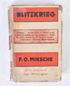 F. O. MIKSCHE: 'BLITZKRIEG', ANNOTATED BY GENERAL HEINZ GUDERIAN