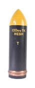 120MM TK HESH HIGH EXPLOSIVE SQUASH HEAD PROJECTILE ROUND