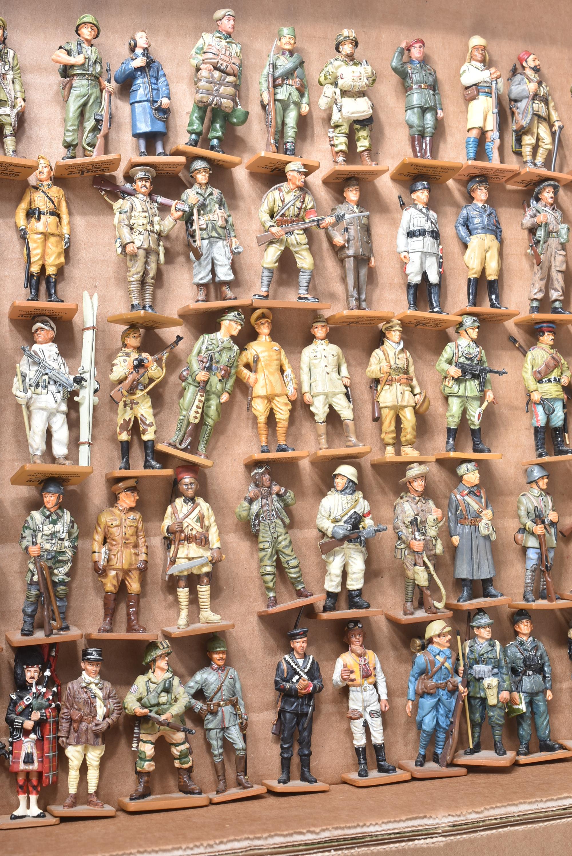 LARGE COLLECTION OF DEL PRADO MEN AT WAR MODEL FIGURES - Image 3 of 12