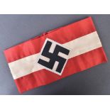 WWII SECOND WORLD WAR GERMAN HITLER YOUTH ARMBAND