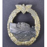 WWII SECOND WORLD WAR GERMAN KRIEGSMARINE S-BOAT BADGE