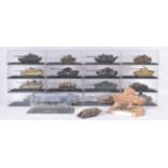 COLLECTION OF ASSORTED MILITARY TANK MODELS