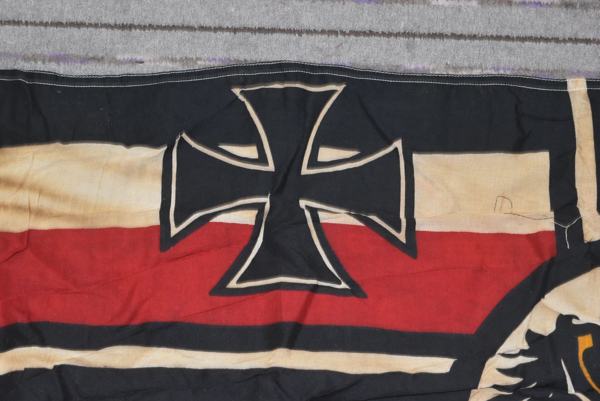 WWI FIRST WORLD WAR IMPERIAL GERMAN EMPIRE WAR FLAG - Image 3 of 5