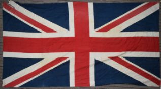 LARGE VINTAGE BRITISH UNION JACK FLAG