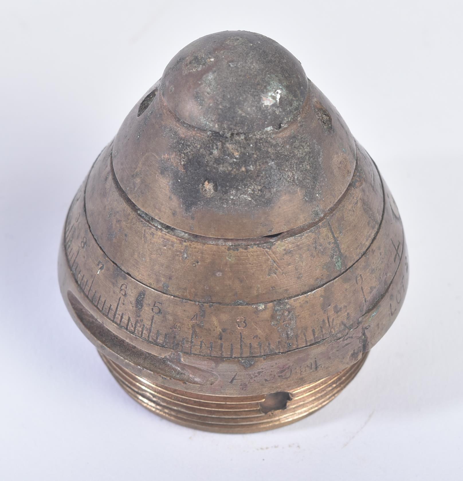 FIRST WORLD WAR BRITISH 18 POUNDER SHRAPNEL SHELL & CARTRIDGE - Image 6 of 8