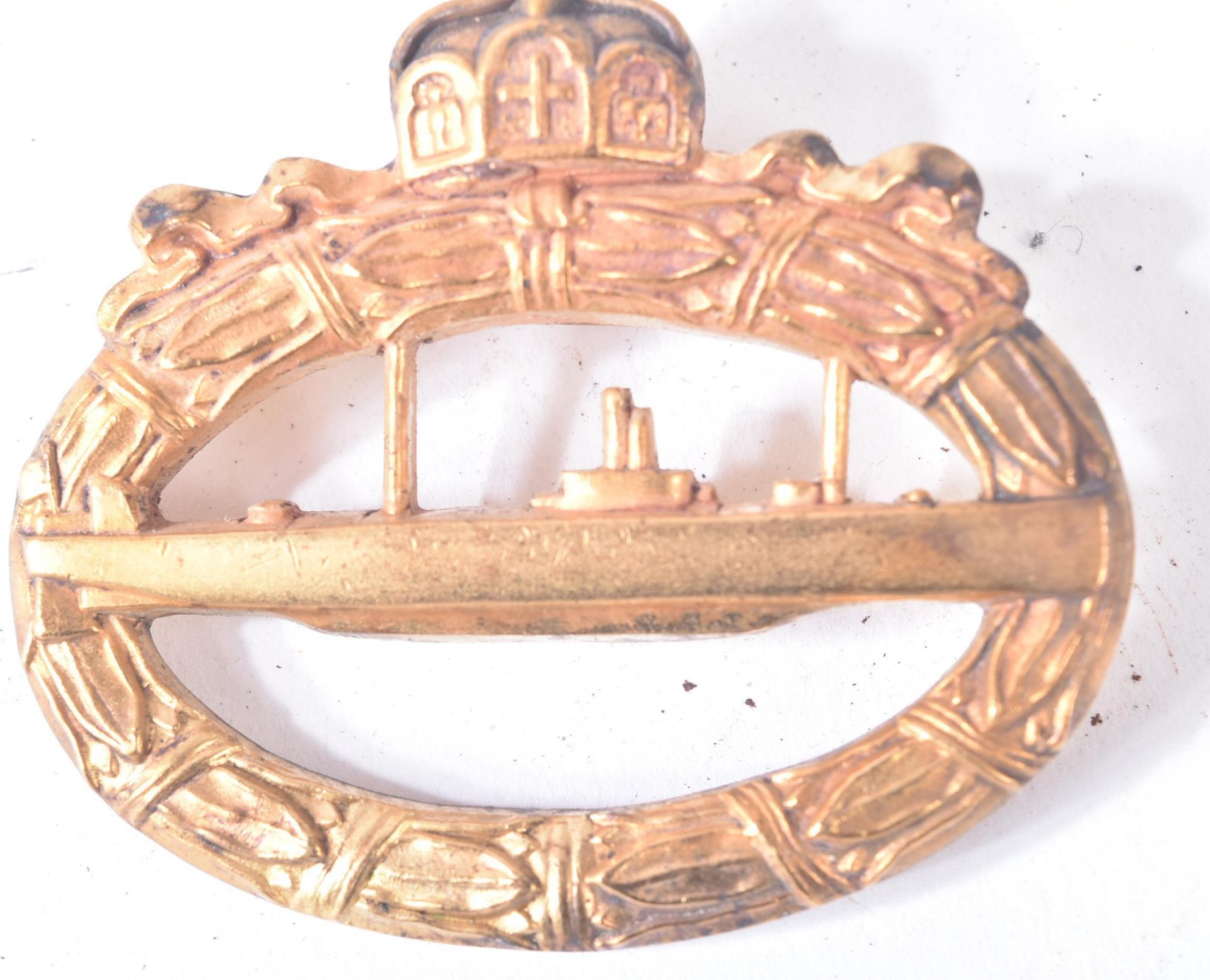 WWI FIRST WORLD WAR IMPERIAL GERMAN EMPIRE U-BOAT CREW BADGE - Bild 3 aus 3