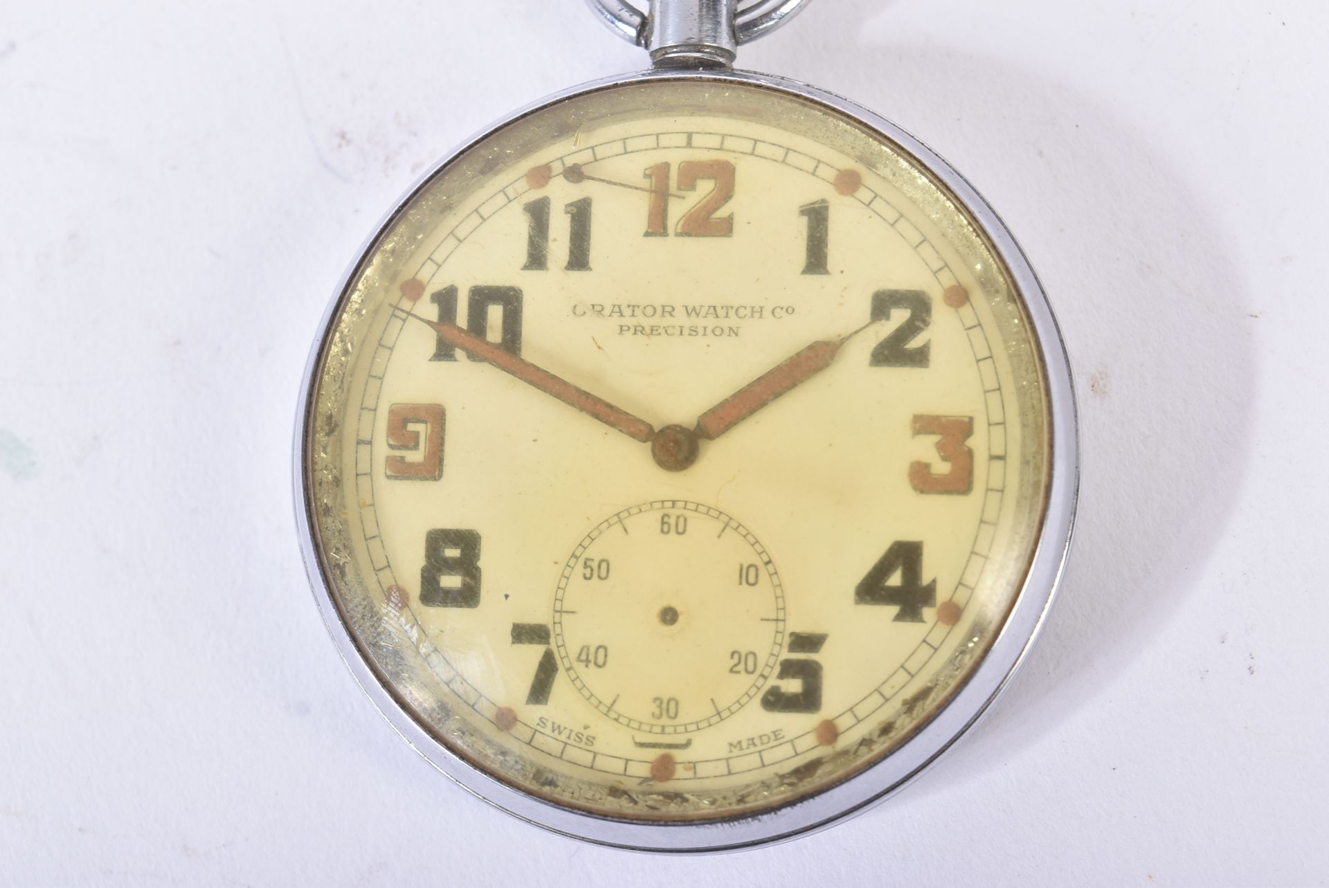 VINTAGE BRITISH MILITARY GENERAL SERVICE POCKET WATCH - Image 3 of 3