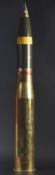 VINTAGE ROYAL NAVY 4.5 INCH SHELL CASE PROJECTILE