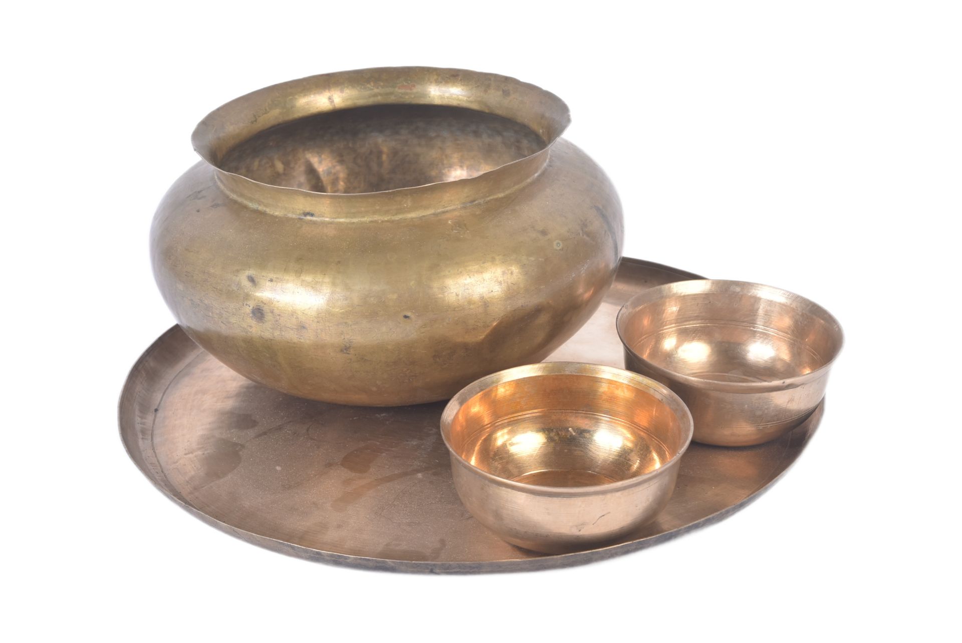 MAHATMA GANDHI - (1869-1948) - FOOD BOWLS & CHARGER