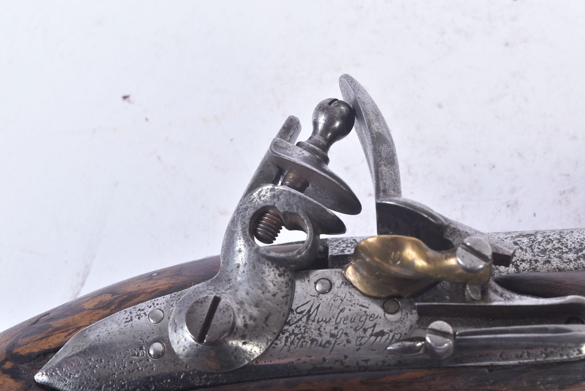 EARLY 19TH CENTURY FRENCH 1ST EMPIRE NAPOLEONIC FLINTLOCK PISTOL - Image 4 of 7