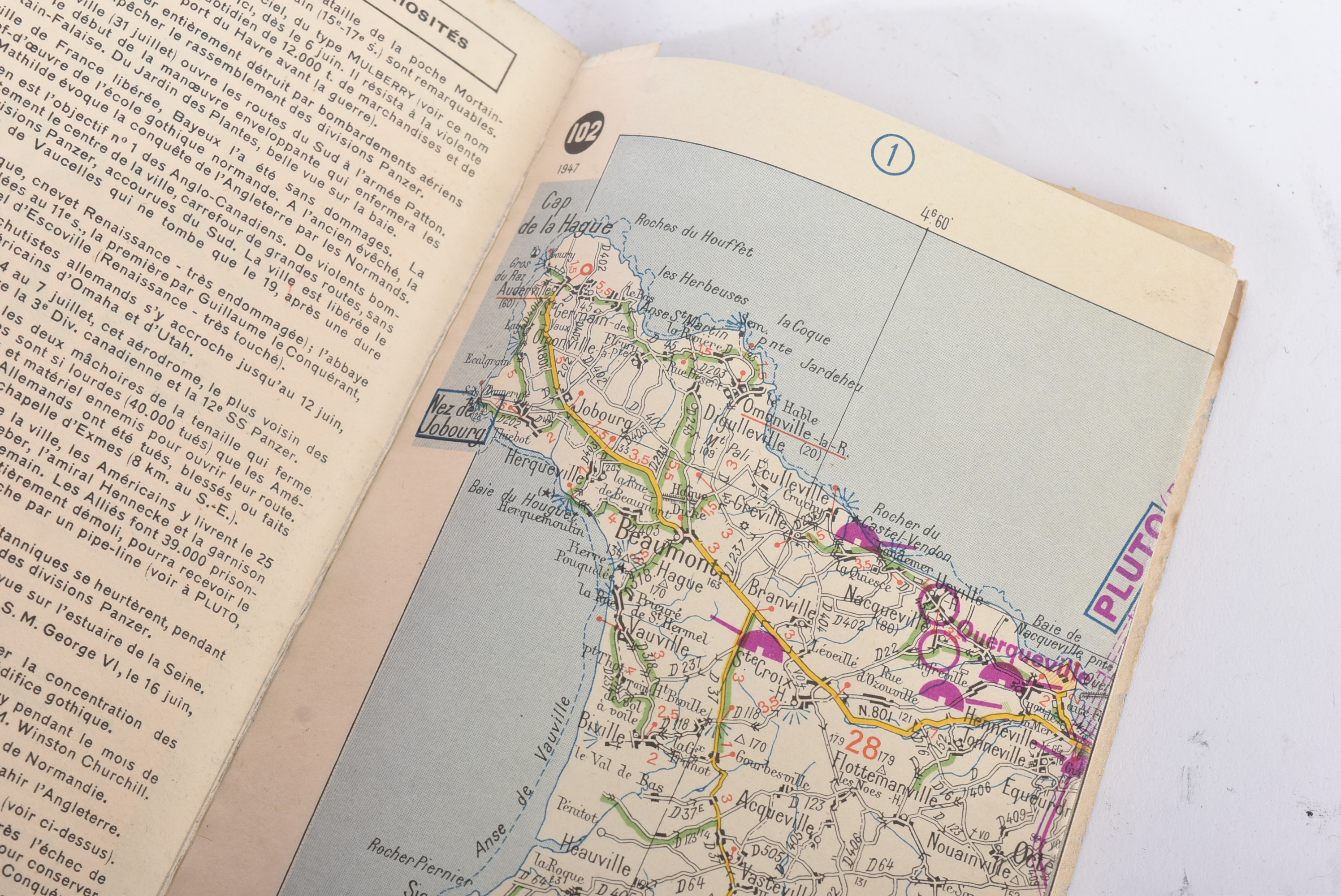 EARLY MICHELIN GUIDE OF THE NORMANDY LANDINGS 1944 - Image 3 of 5