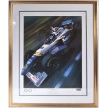 FORMULA 1 RACING - GAVIN MACLEOD - SIGNED LTD ED PRINT