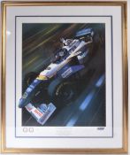 FORMULA 1 RACING - GAVIN MACLEOD - SIGNED LTD ED PRINT