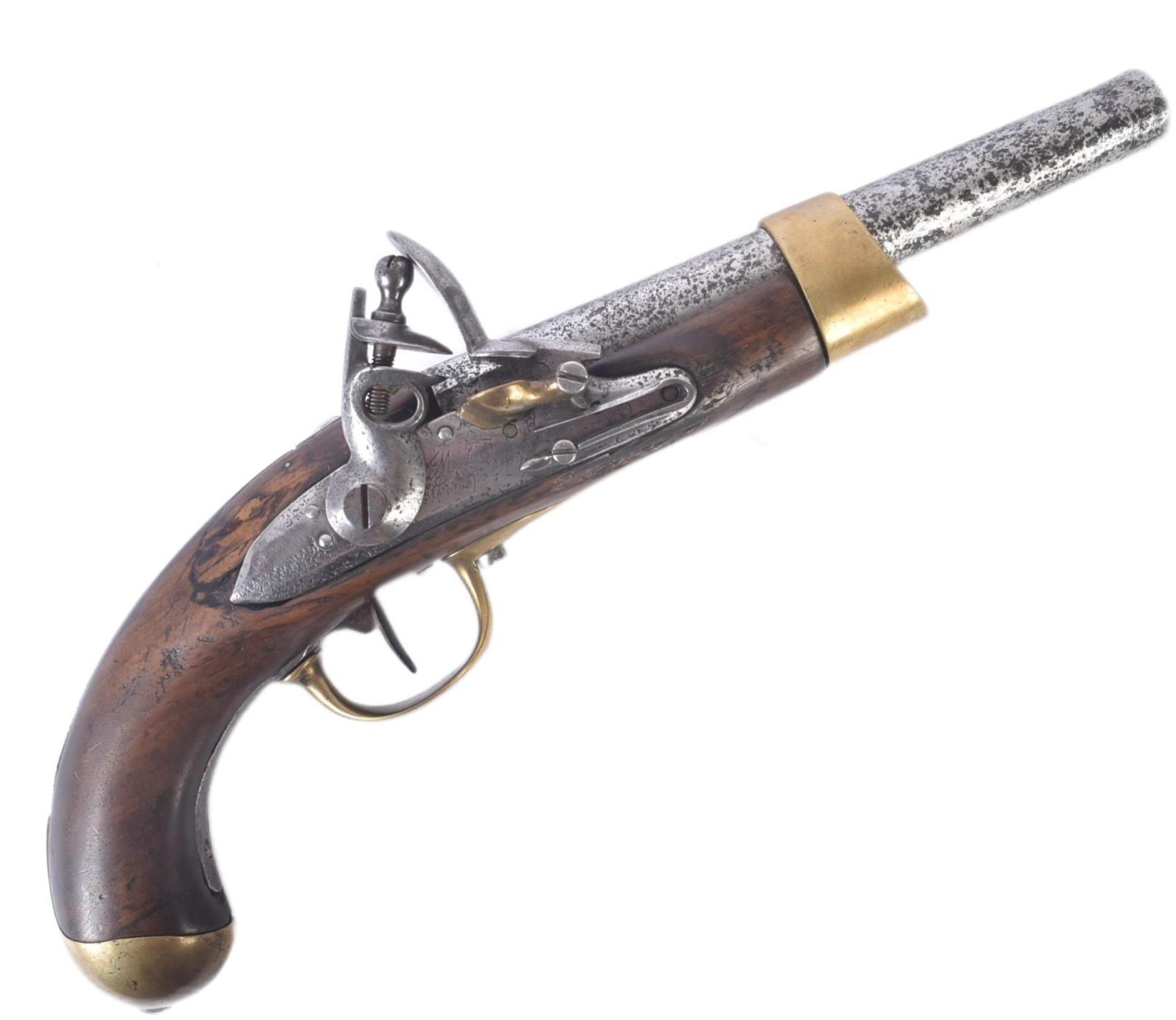 EARLY 19TH CENTURY FRENCH 1ST EMPIRE NAPOLEONIC FLINTLOCK PISTOL