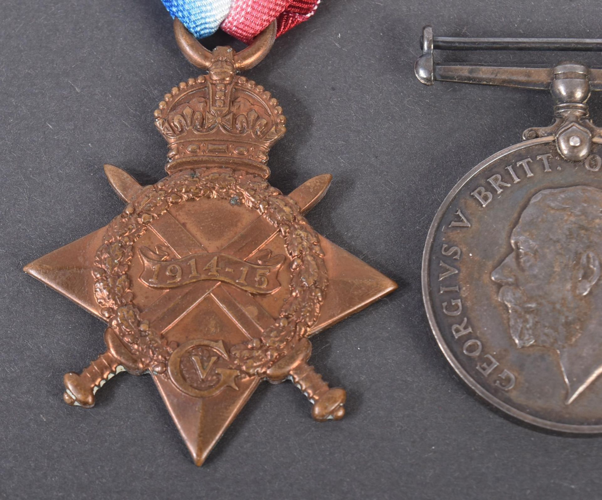 COLLECTION OF UNRELATED FIRST WORLD WAR CAMPAIGN MEDALS - Bild 2 aus 7