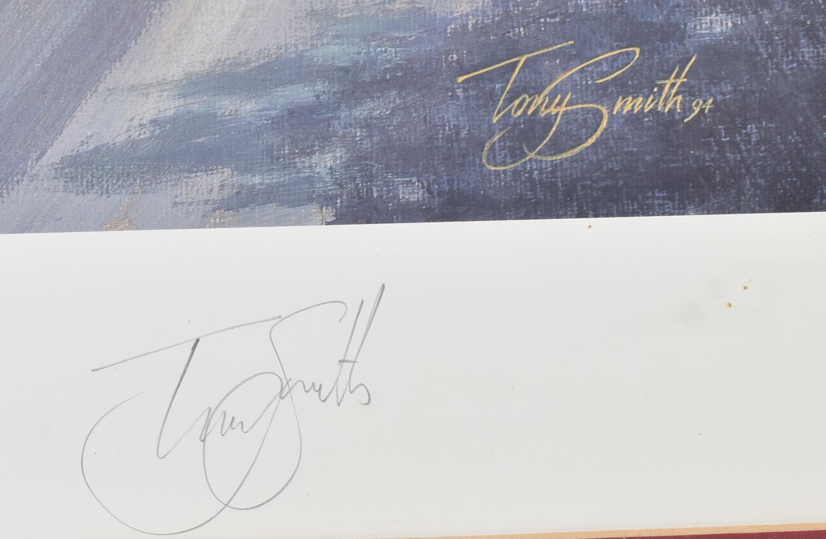 Tony Smith Racing FORMULA 1 RACING - TONY SMITH - AYRTON SENNA - SIGNED PRINT - auctions ...