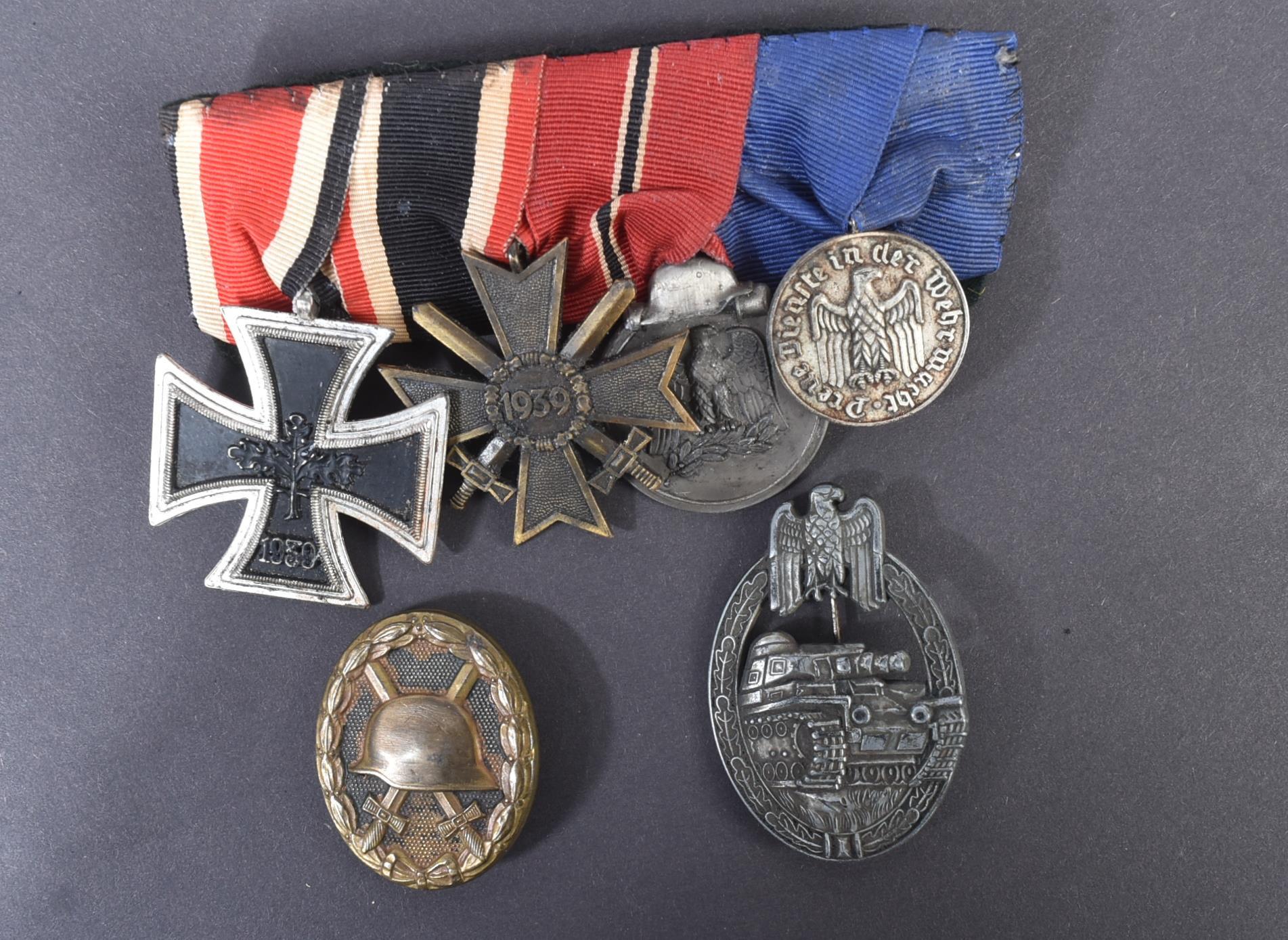 POST WWII SECOND WORLD WAR GERMAN DENAZIFIED MEDAL GROUP