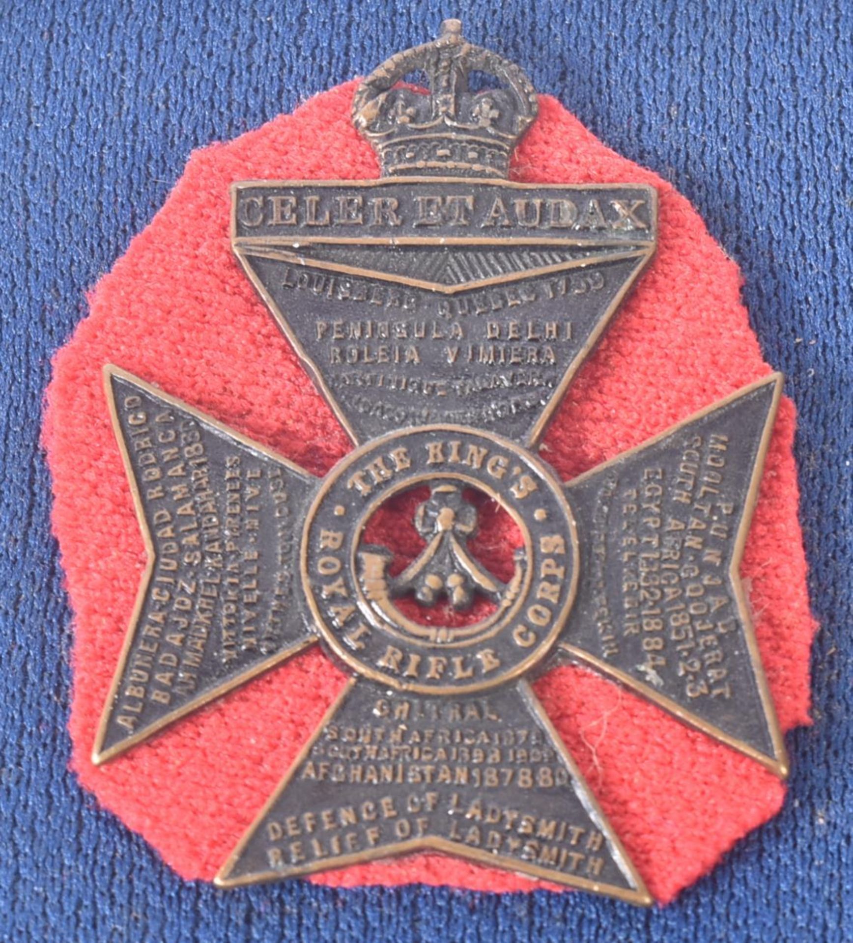 BOER WAR & WWI MEDAL GROUP - KINGS ROYAL RIFLES & 49TH CANADIAN EDMONTON REG - Image 2 of 9