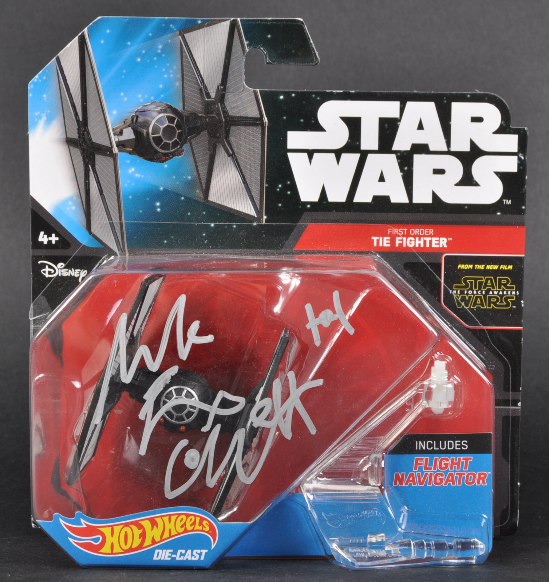 STAR WARS - MARK EVEREX-COLLETT - SIGNED TIE FIGHTER MODEL