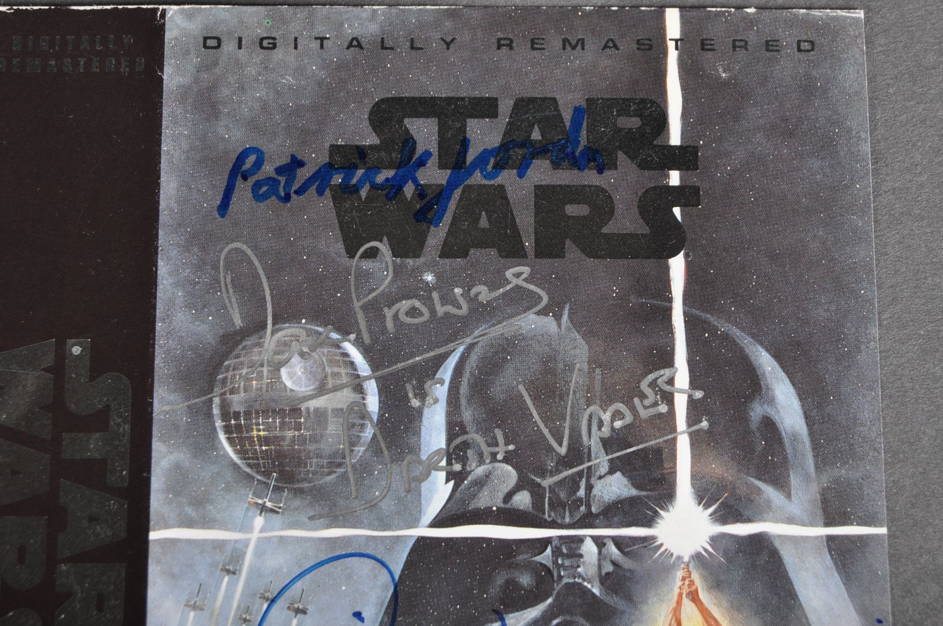 STAR WARS - SCARCE MULTI-SIGNED VHS COVER - INC. PATRICK JORDAN - Image 2 of 3