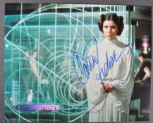 STAR WARS - CARRIE FISHER (1956-2016) - CELEBRATION II SIGNED PHOTO