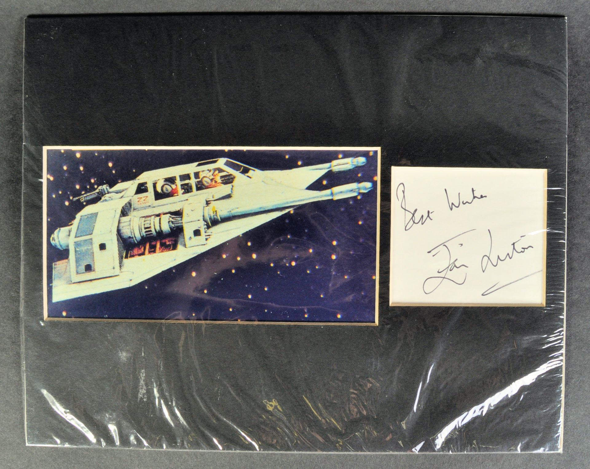 STAR WARS - IAN LISTON (1948-2016 - WES JANSON) - AUTOGRAPH