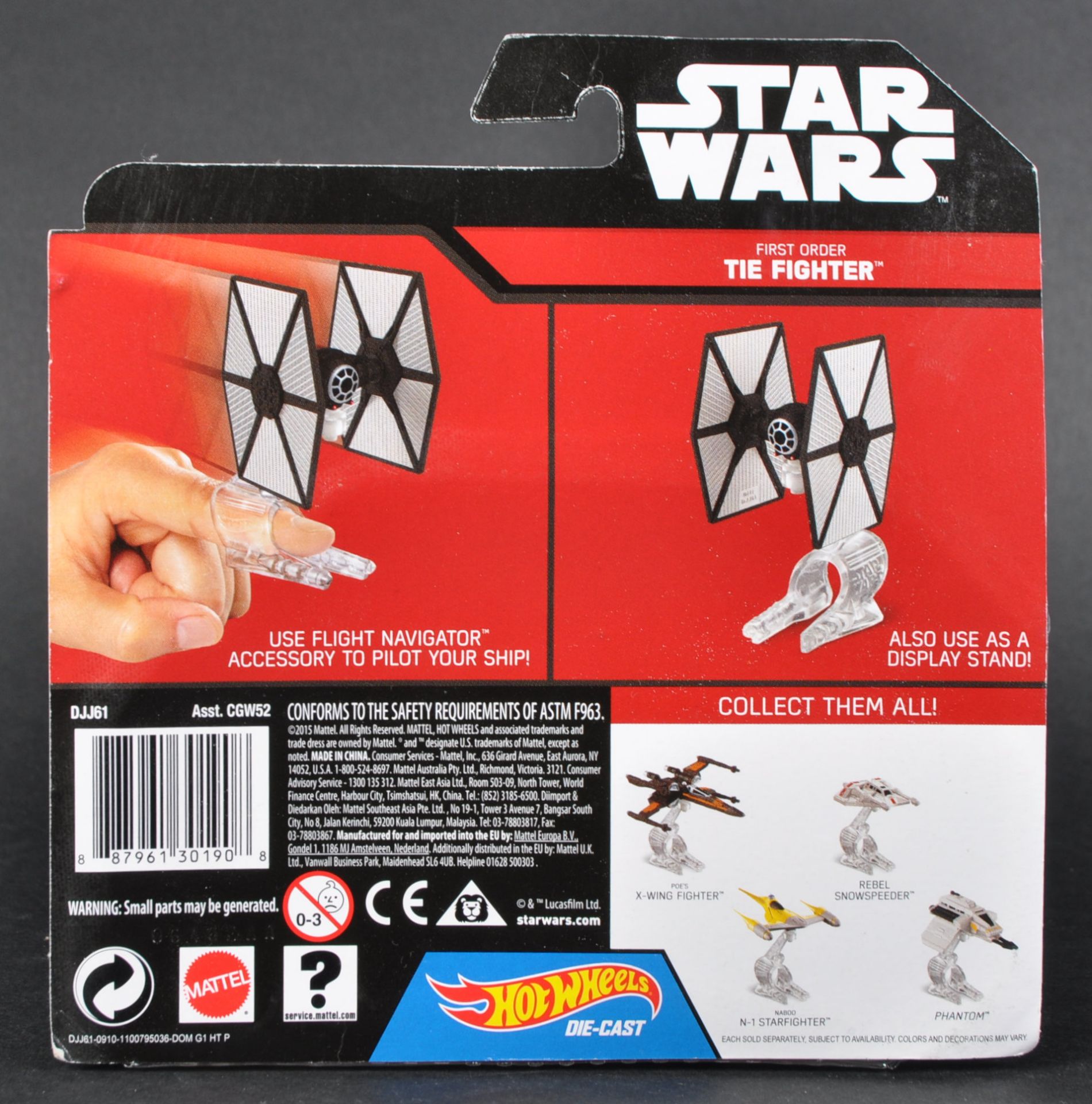 STAR WARS - MARK EVEREX-COLLETT - SIGNED TIE FIGHTER MODEL - Image 3 of 4