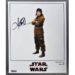 STAR WARS - KELLY MARIE TRAN - SIGNED 8X10" PHOTOGRAPH