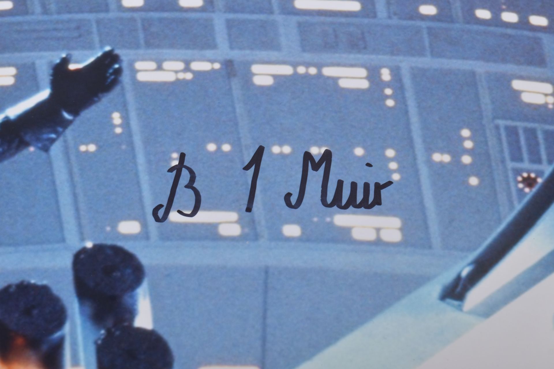 STAR WARS - BRIAN MUIR (VADER HELMET SCULPTOR) - AUTOGRAPHED 14X11" - Image 2 of 2