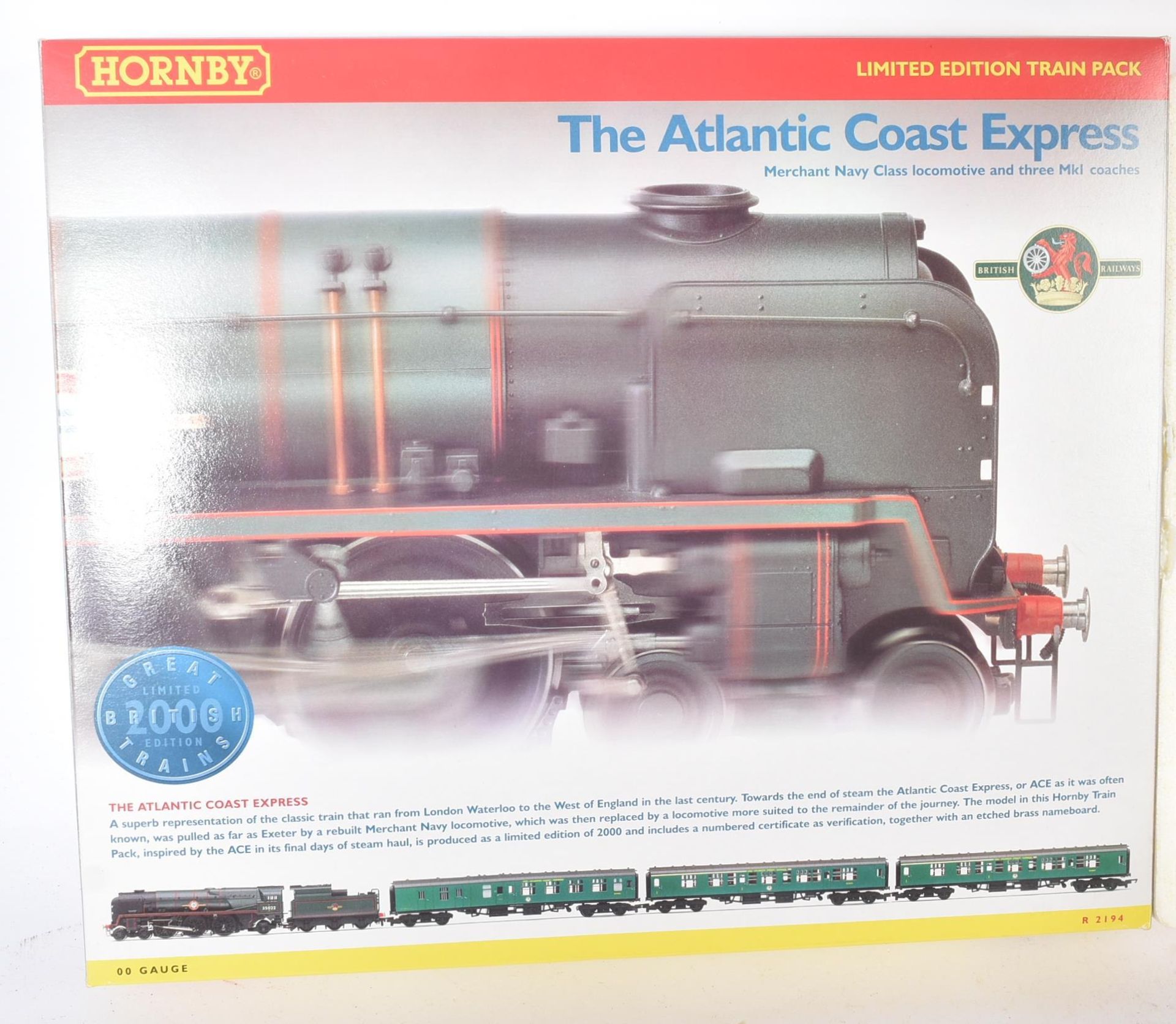 HORNBY OO GAUGE MODEL RAILWAY SET ' THE ATLANTIC COAST EXPRESS ' - Image 2 of 6