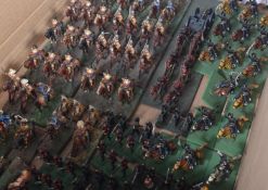 LARGE COLLECTION OF HAND PAINTED LEAD TOY SOLDIERS