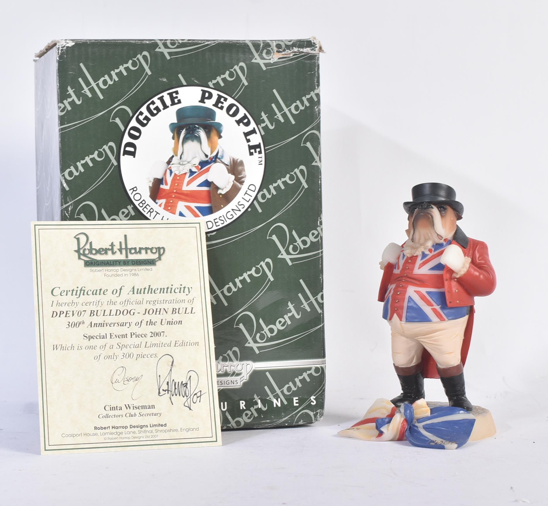 DOGGIE PEOPLE - ROBERT HARROP - BOXED LIMITED EDITION FIGURE