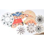 VINTAGE FANCY DRESS PAPER MASKS & ZOETROPE ANIMATION DISCS