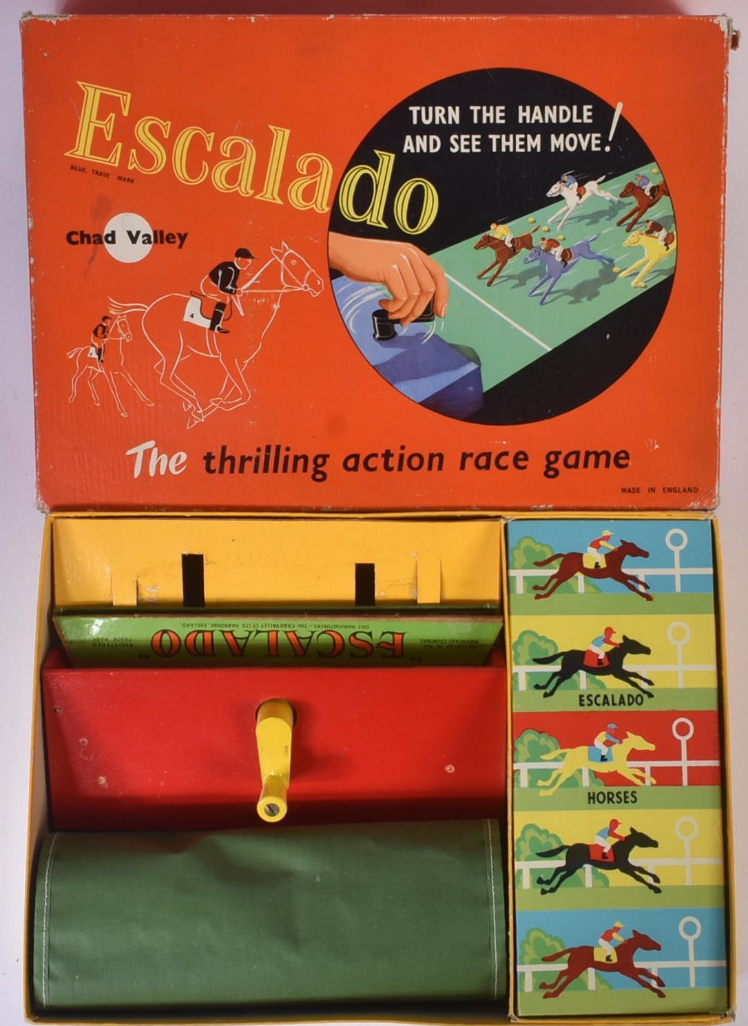 VINTAGE CHAD VALLEY ESCALADO HORSE RACING GAME