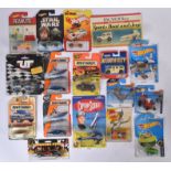 COLLECTION OF ASSORTED VINTAGE CARDED DIECAST MODEL CARS