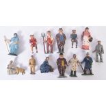 COLLECTION OF VINTAGE BRITAINS LEAD TOY FARM YARD FIGURINES