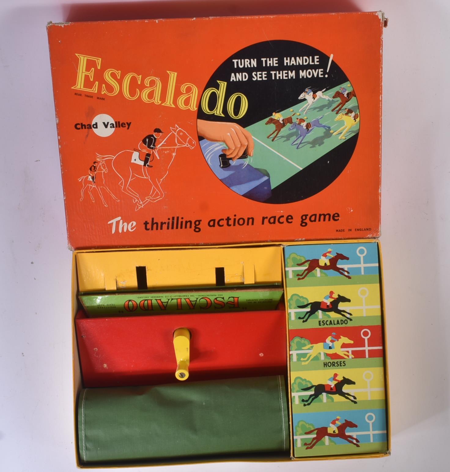VINTAGE CHAD VALLEY ESCALADO HORSE RACING GAME - Image 2 of 5